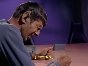 spock crying